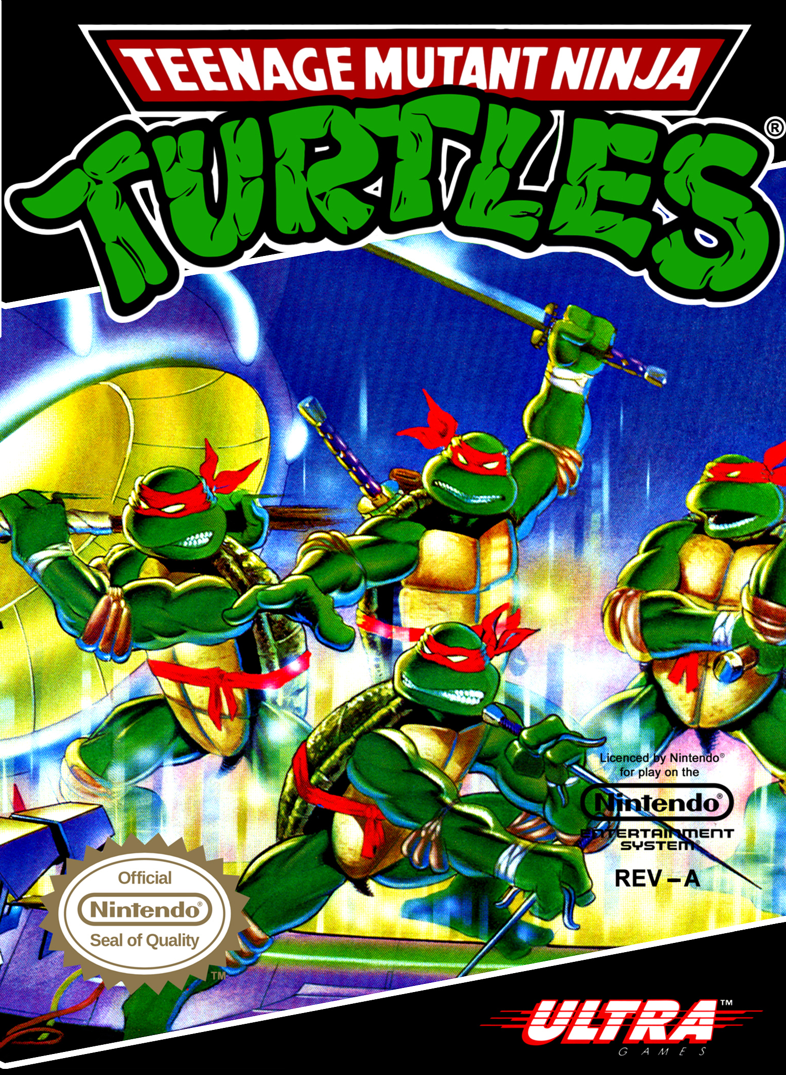 Teenage Mutant Ninja Turtles Video Game Box Art Id Image Abyss