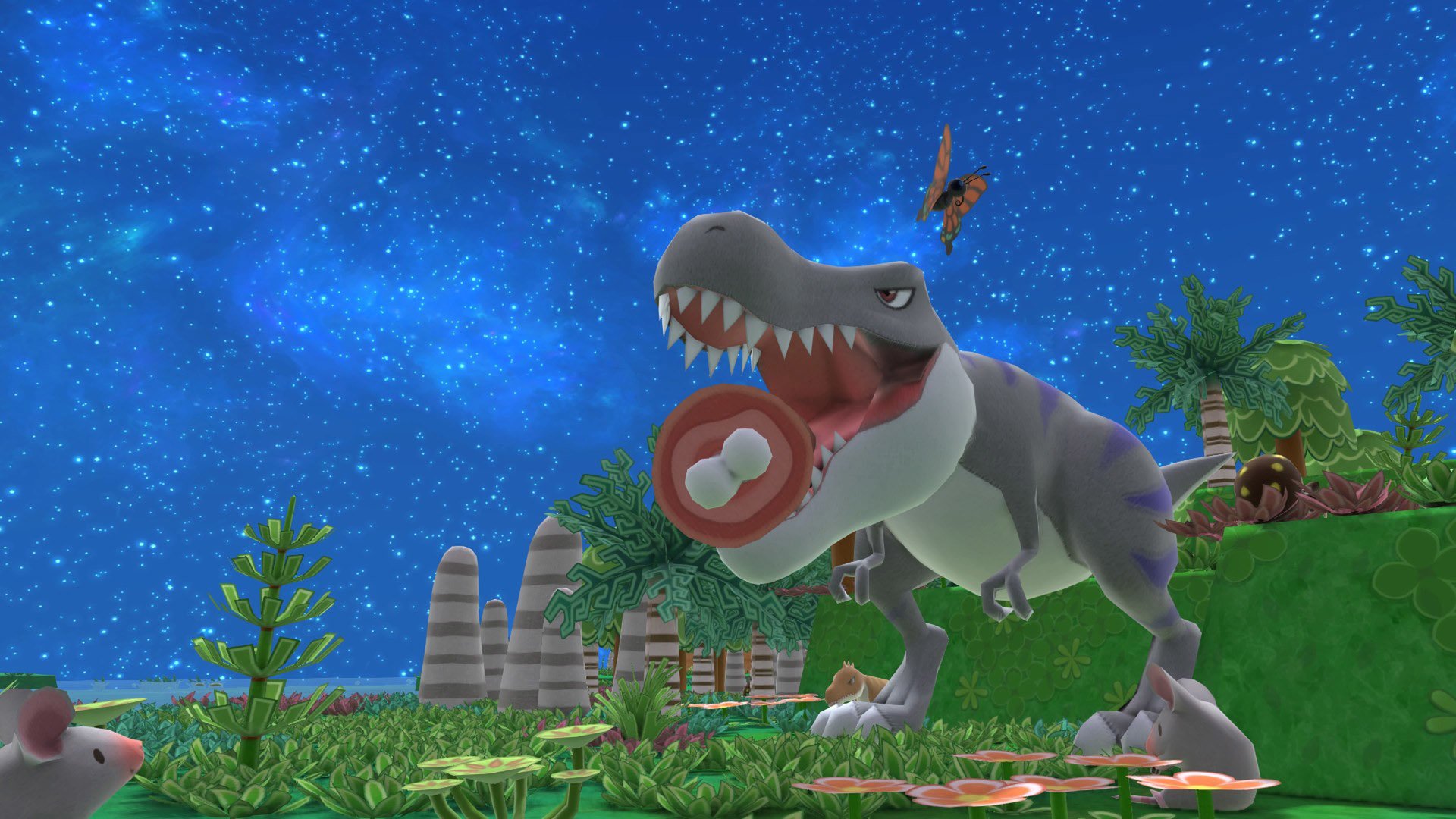 video game Birthdays the Beginning dinosaur Tyrannosaurus Rex animation Image