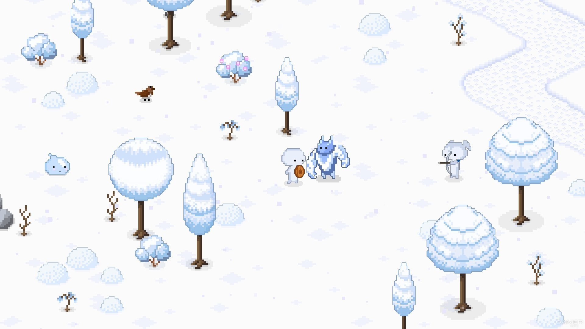 video game Feel The Snow snow winter characters Image