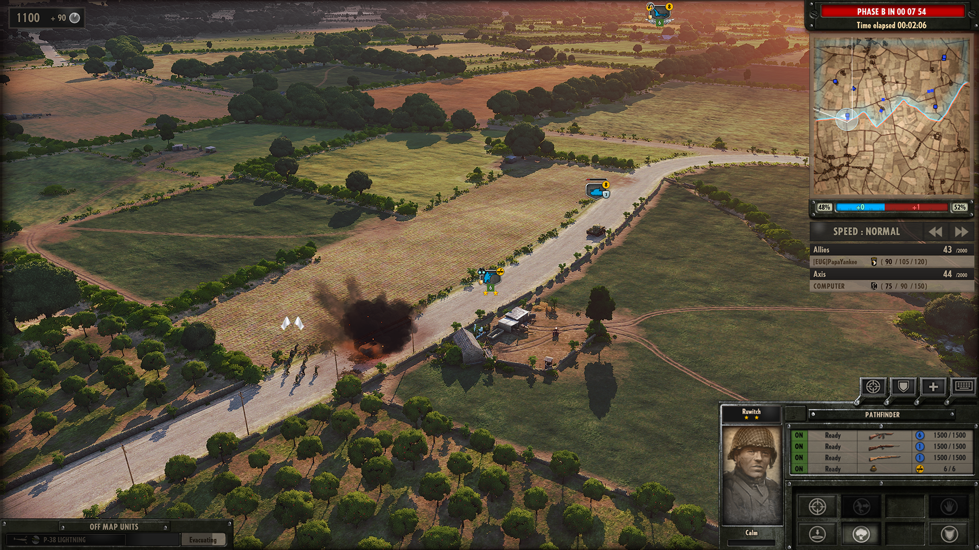video game Steel Division: Normandy 44 strategy game military simulation Battlefield Image