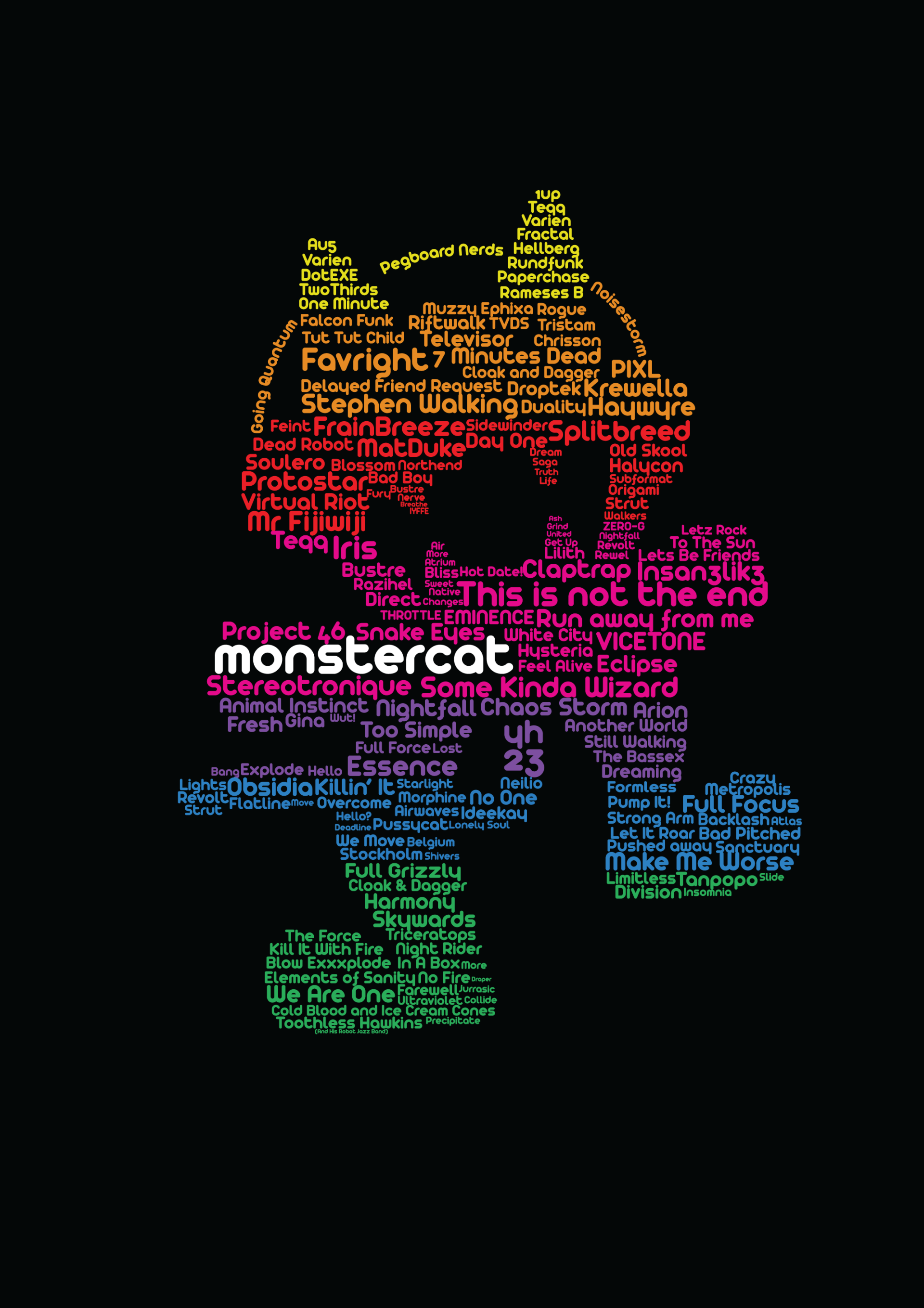 Download Music Monstercat Graphic Design Colorful Artwork Image