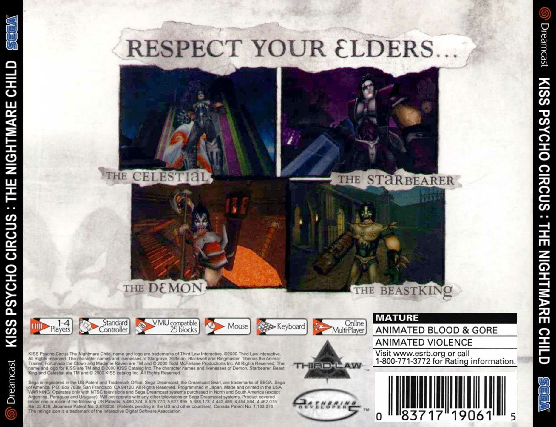 video game Kiss: Psycho Circus: The Nightmare Child Image