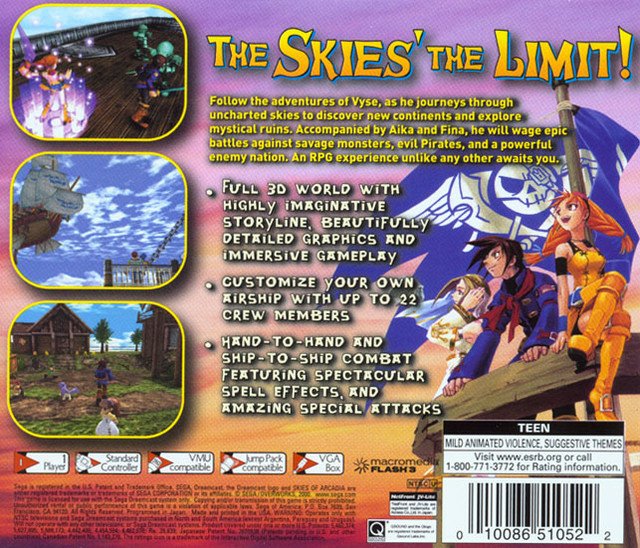 video game Skies Of Arcadia Image