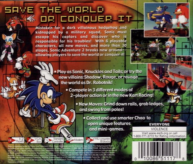 video game Sonic Adventure 2 Image