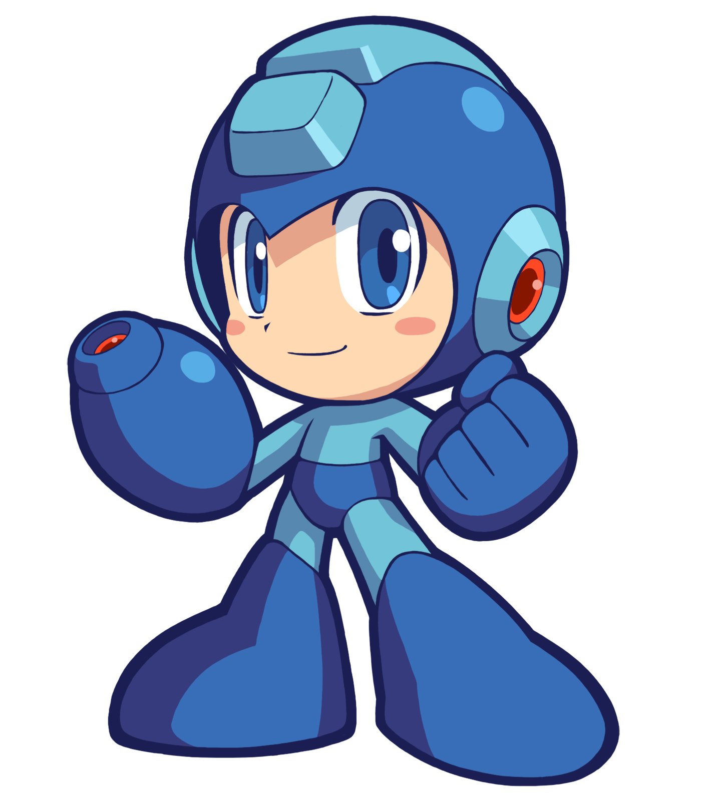 Mega Man video game Mega Man Powered Up character cartoon Image