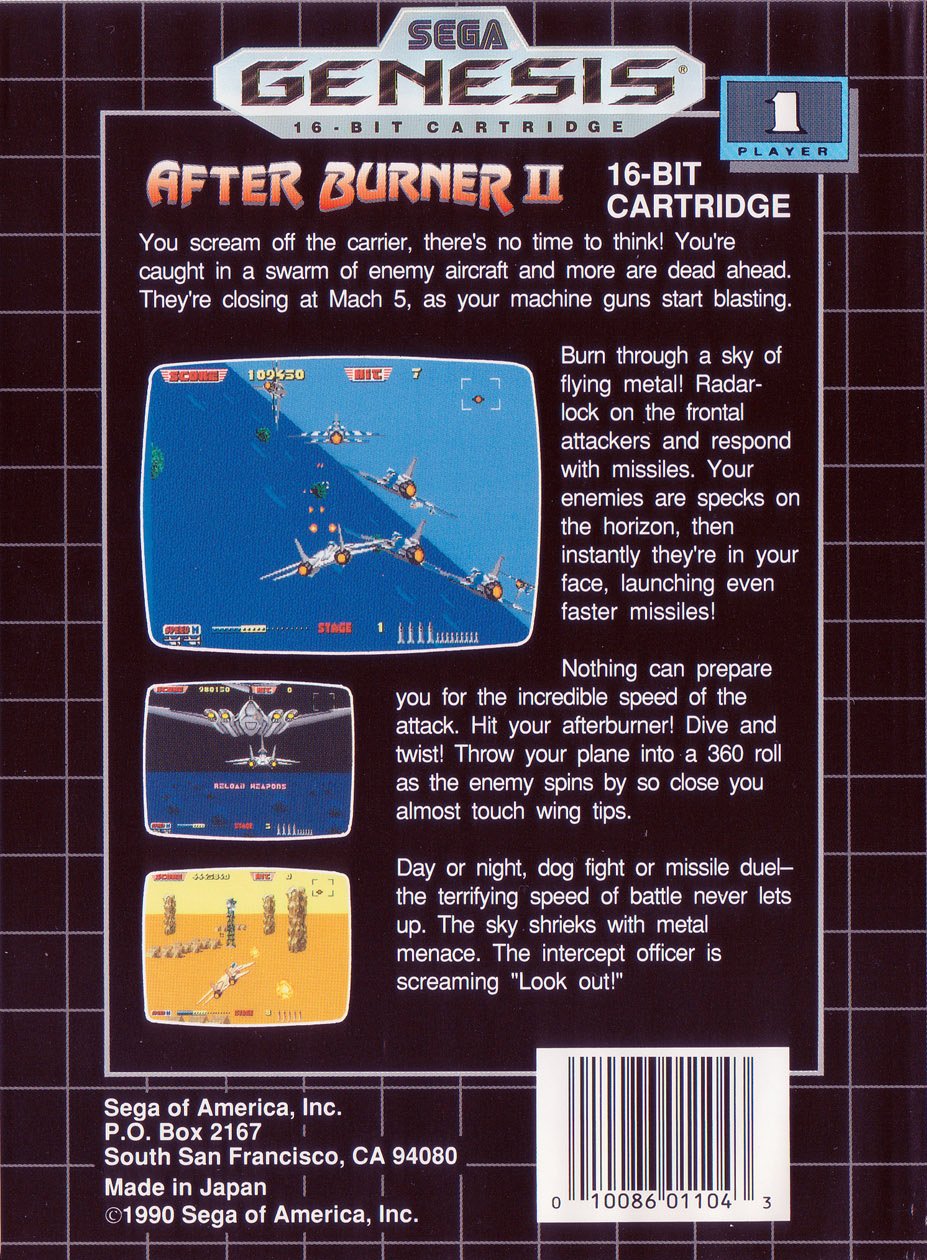 video game After Burner II Image