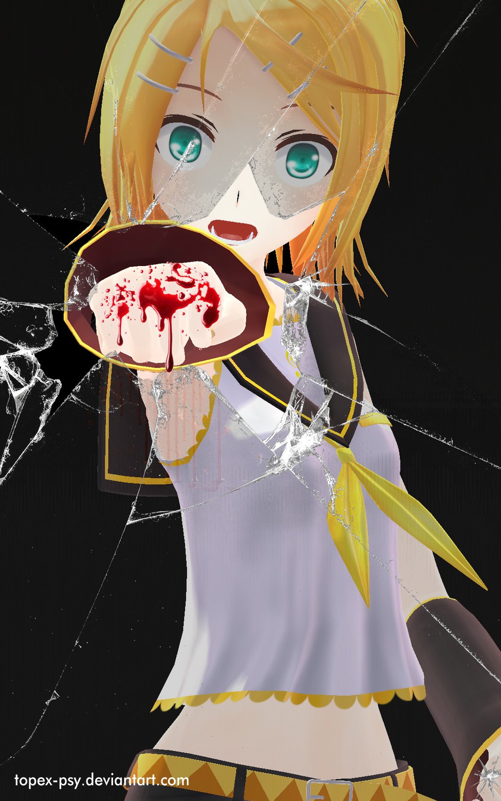  MMD Kagamine Rin by topex-psy