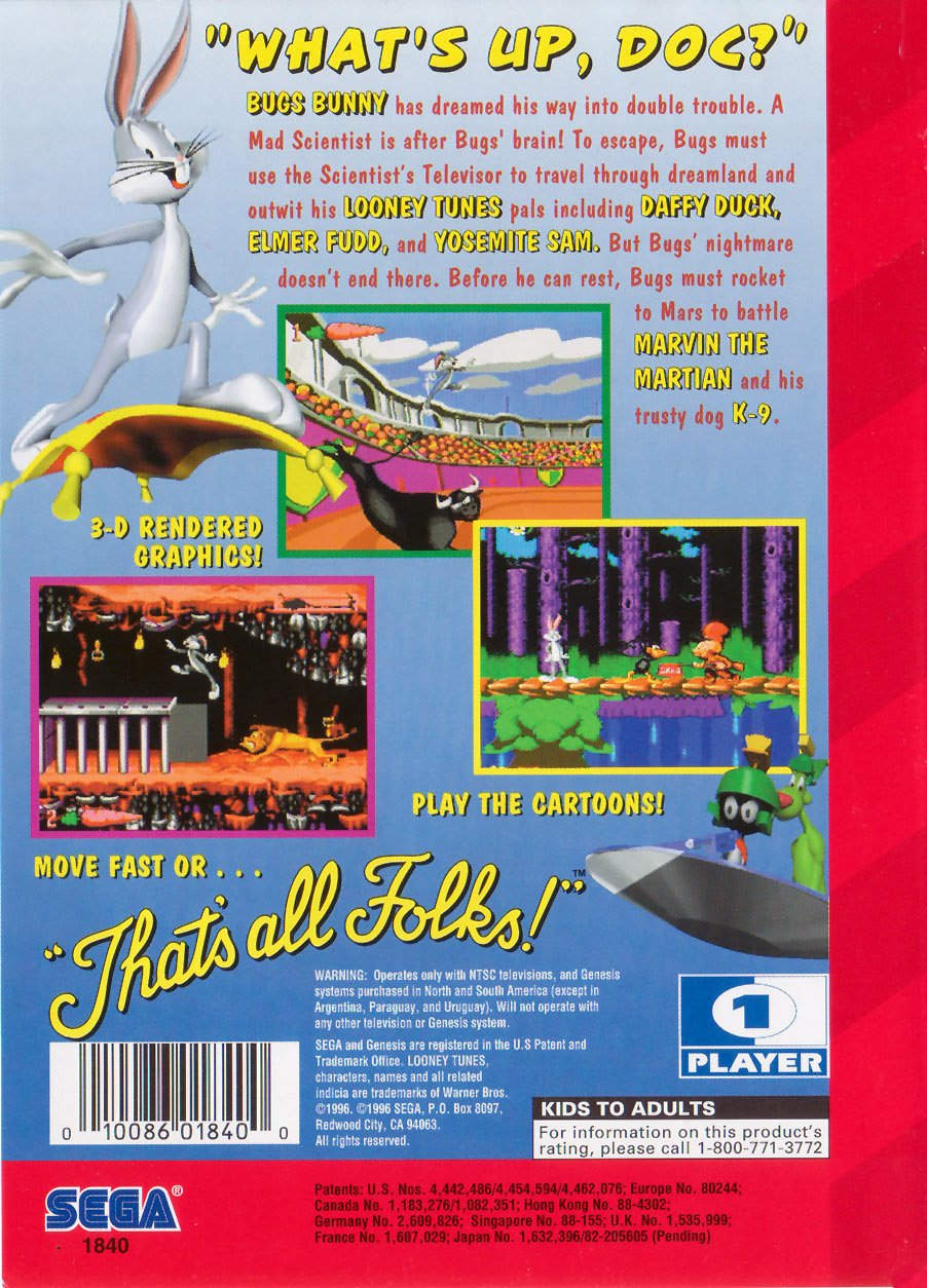 video game Bugs Bunny In Double Trouble Image