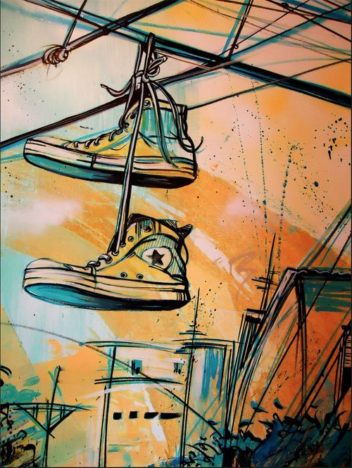 man made shoe Image