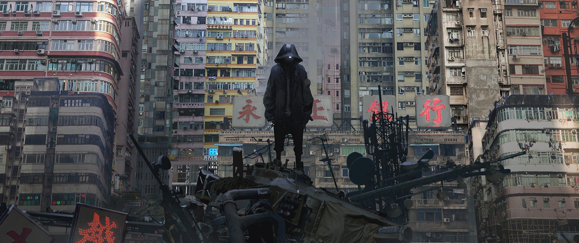 mask building Anime Original Image