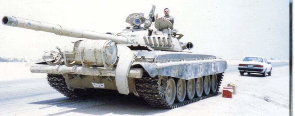 Captured T72 Iraq Republican Guard tank Saudi 1991