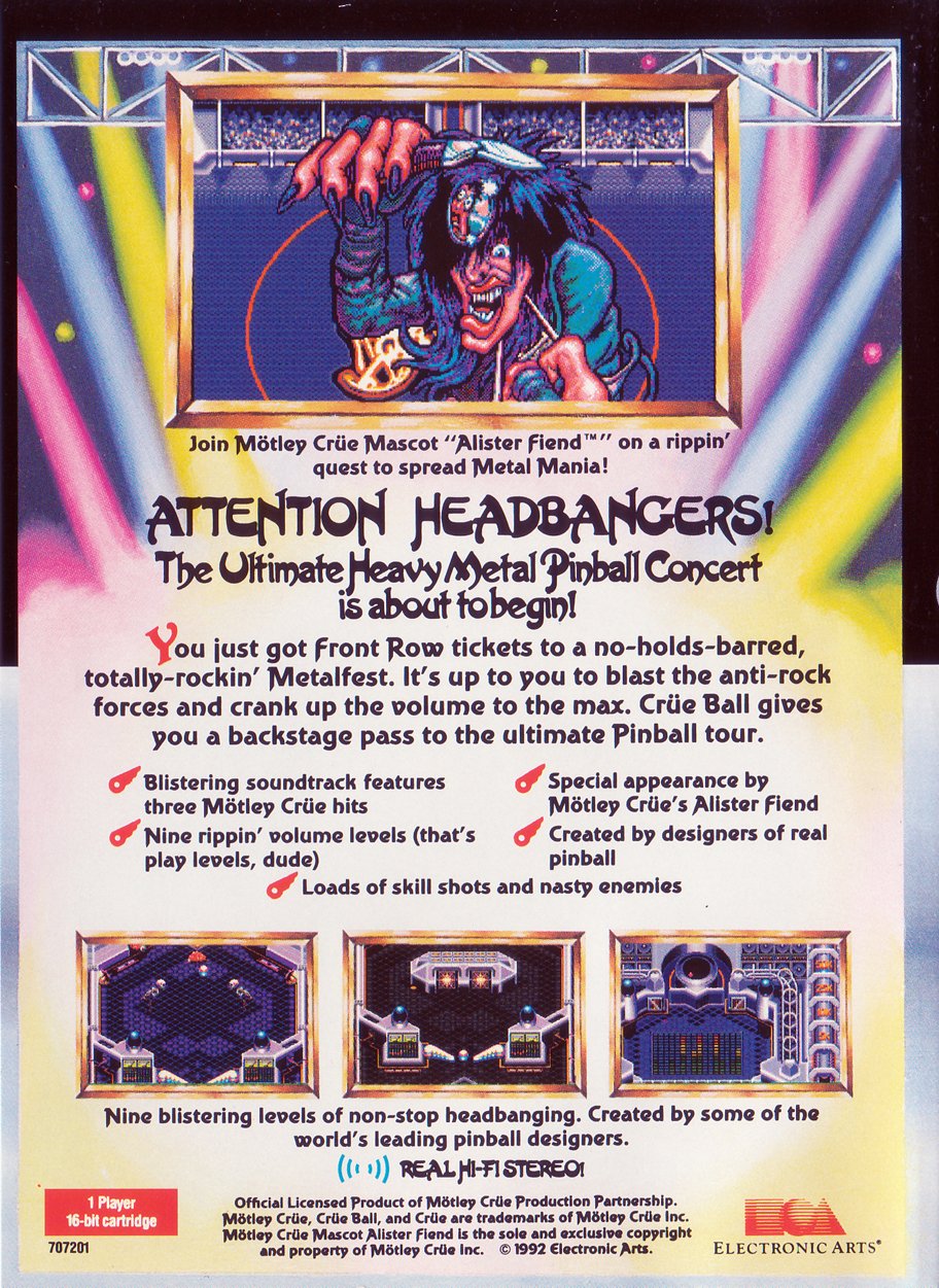 video game Crüe Ball Image