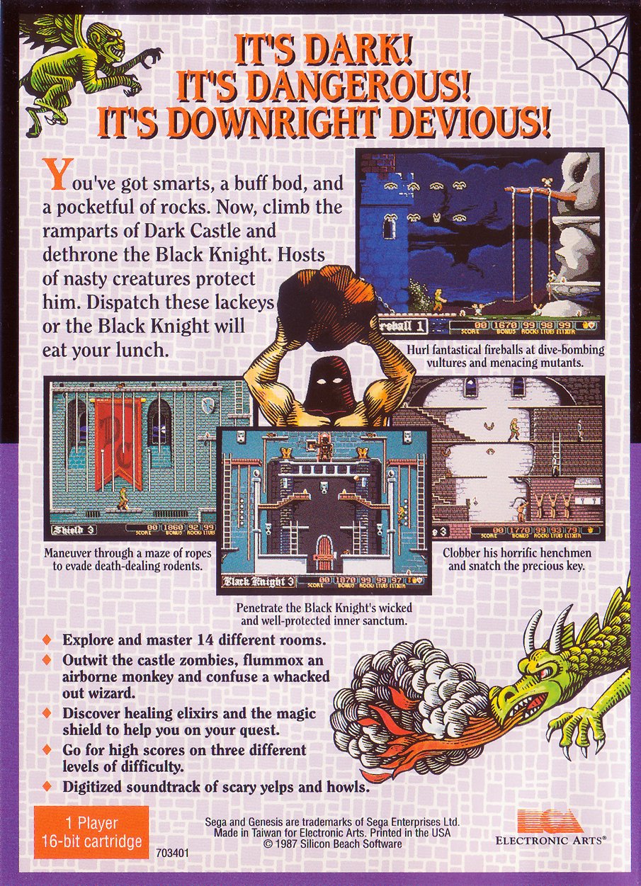 video game Dark Castle Image