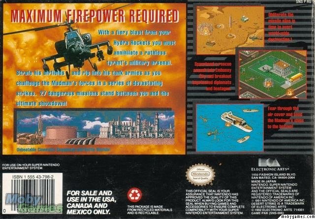 video game Desert Strike: Return to the Gulf Image