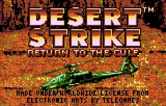 video game Desert Strike: Return to the Gulf Image