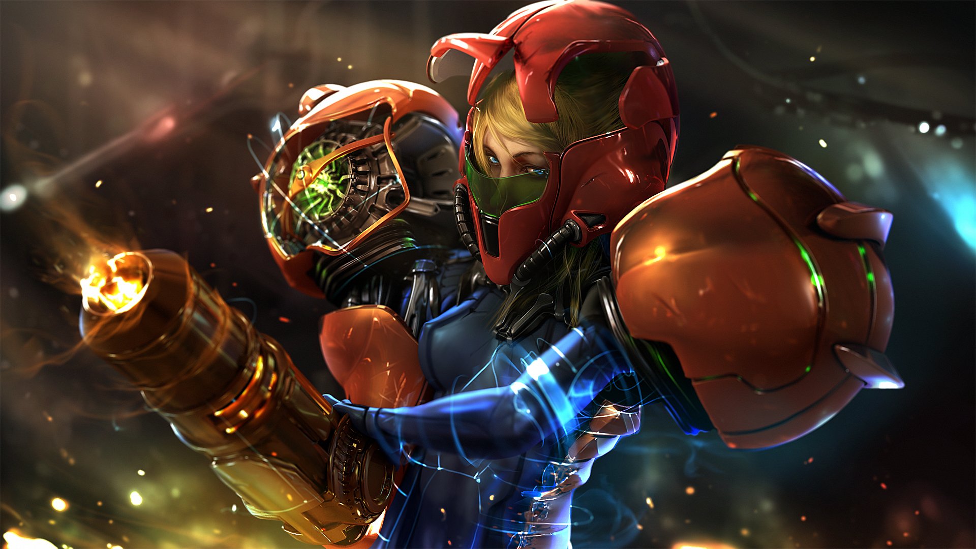 Samus Aran video game Metroid: Samus Returns Image
