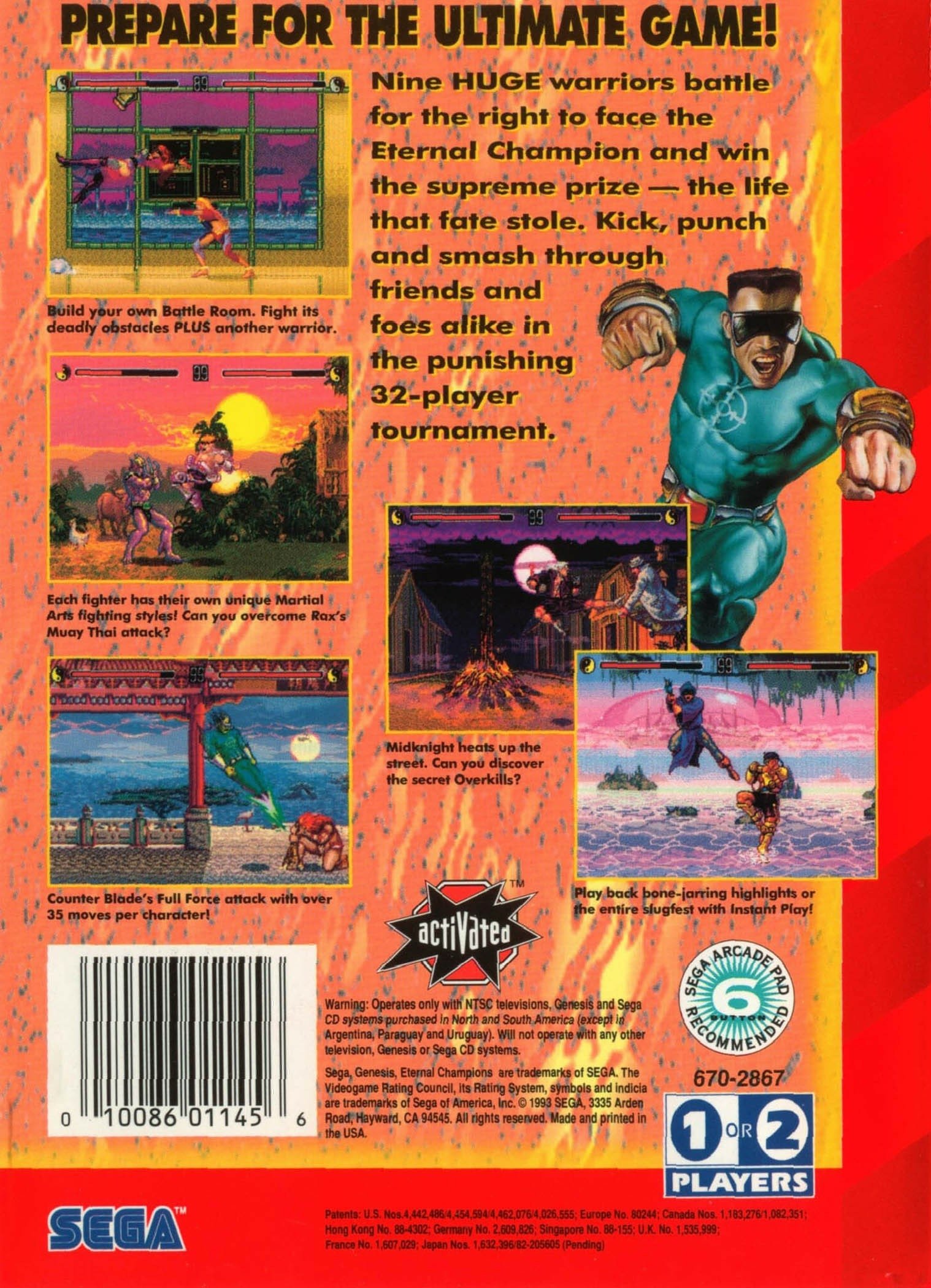 video game Eternal Champions Image