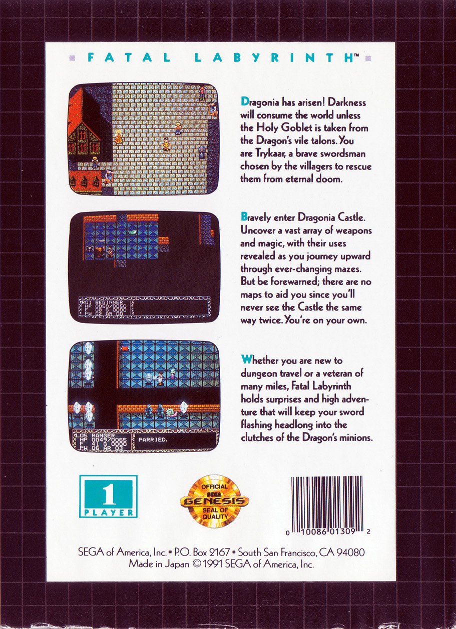 video game Fatal Labyrinth Image