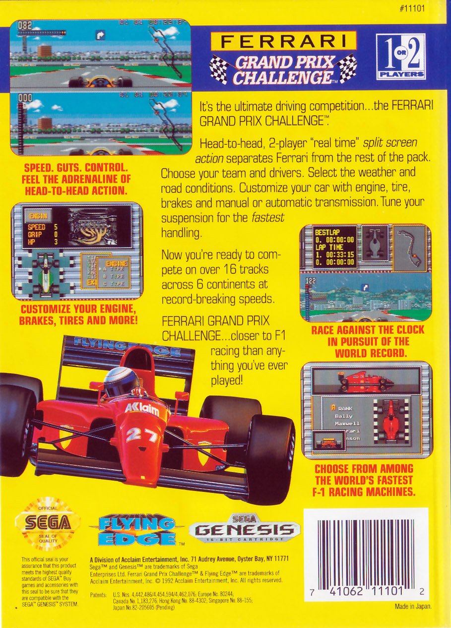video game Ferrari Grand Prix Challenge Image