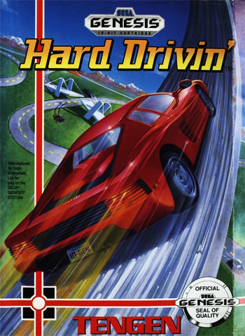 video game Hard Drivin' Image