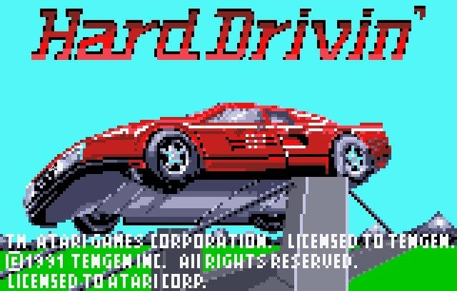 video game Hard Drivin' Image