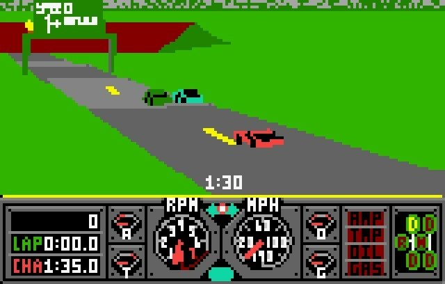 video game Hard Drivin' Image