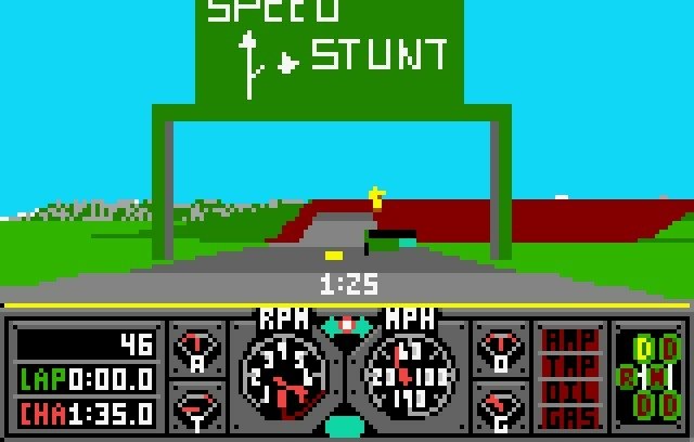 video game Hard Drivin' Image