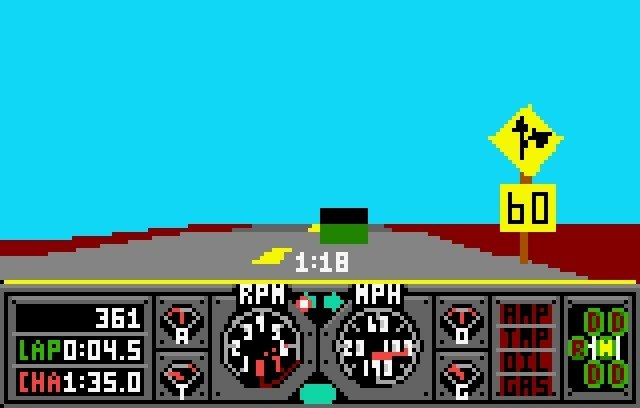 video game Hard Drivin' Image