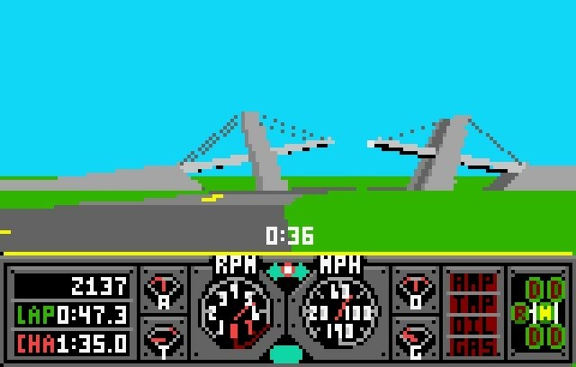 video game Hard Drivin' Image