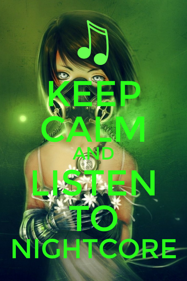 keep calm music Nightcore Image
