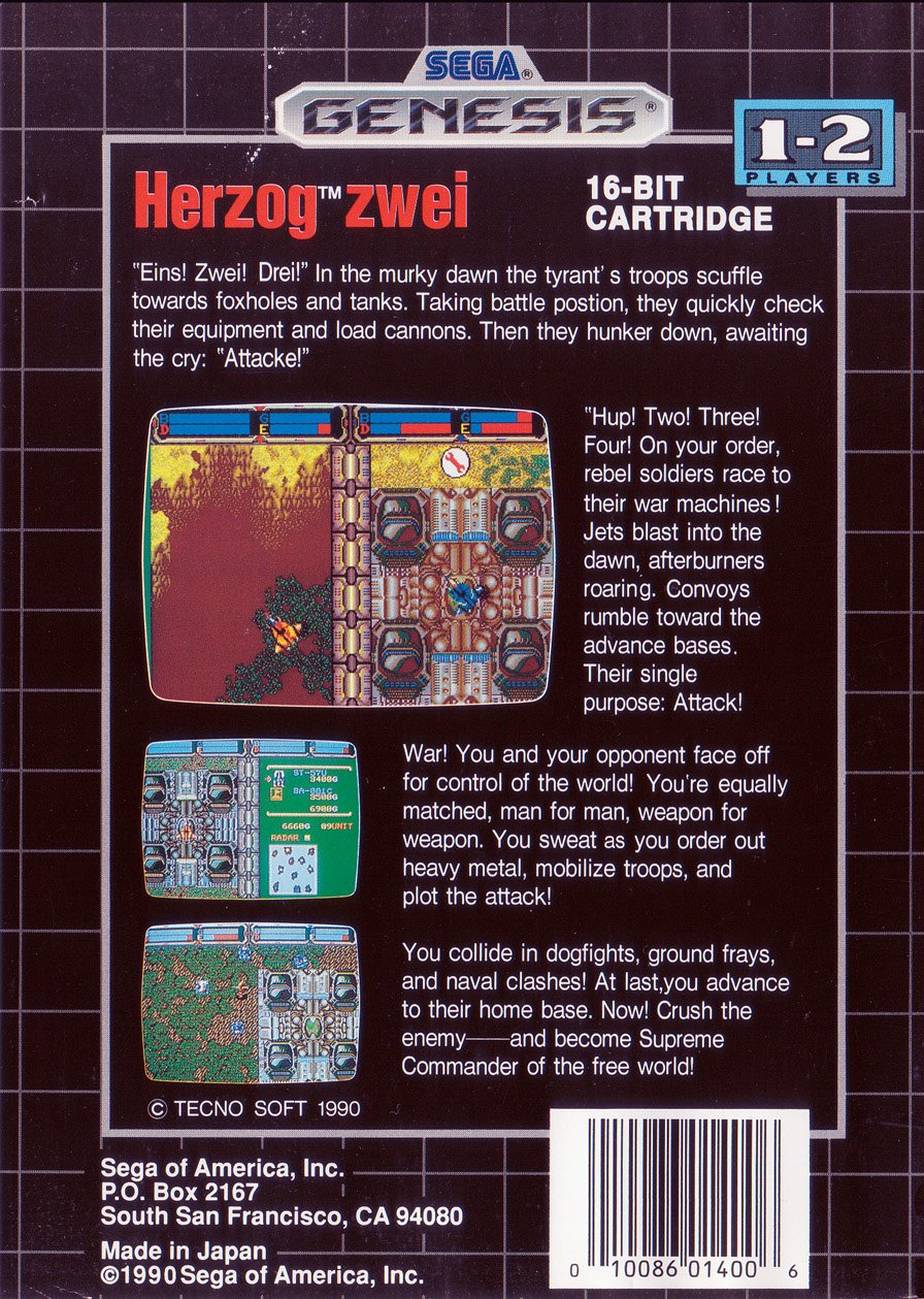 video game Herzog Zwei Image