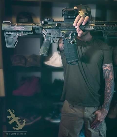man made submachine gun Image