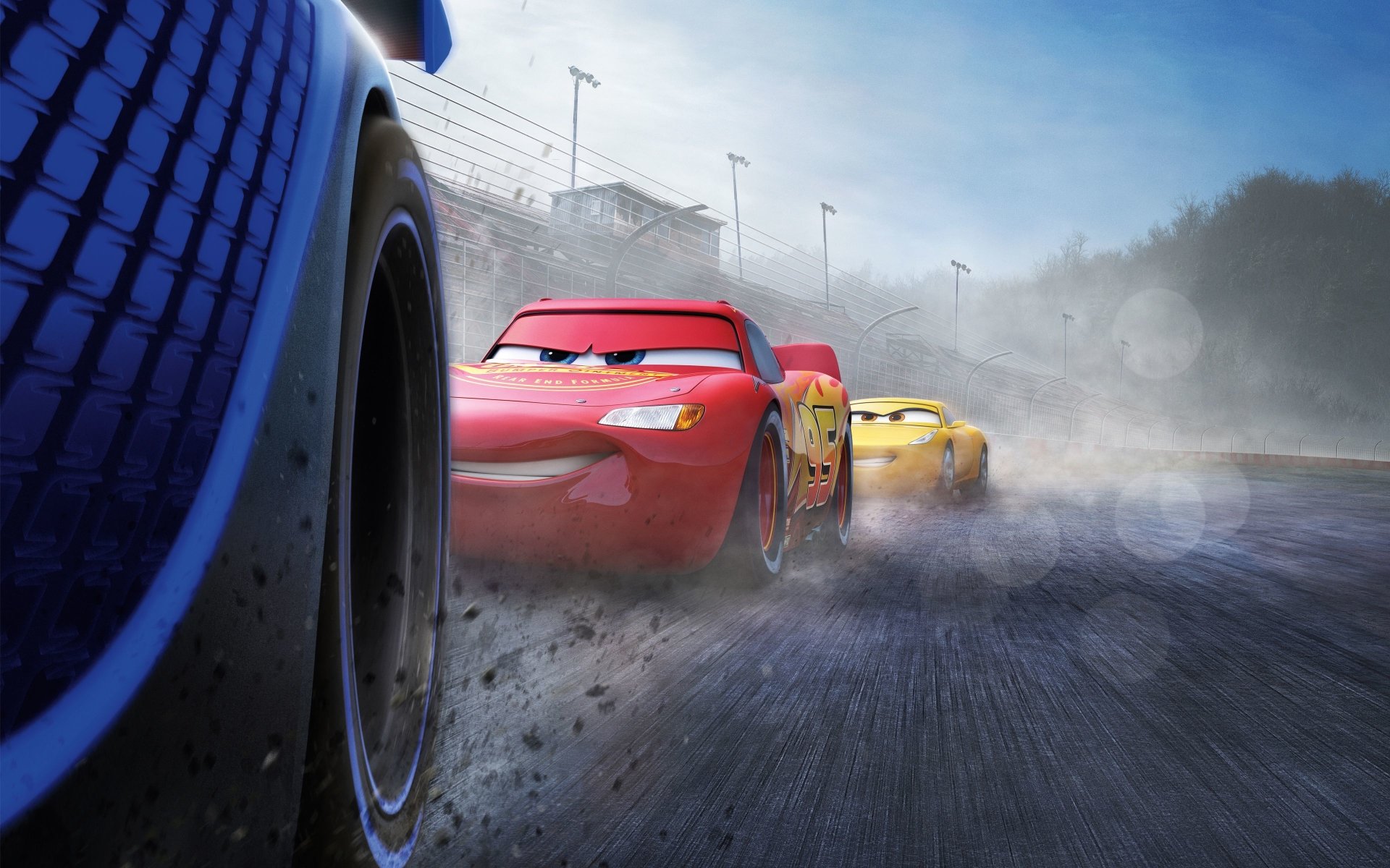 Lightning McQueen Jackson Storm Cruz Ramirez movie Cars 3 Image
