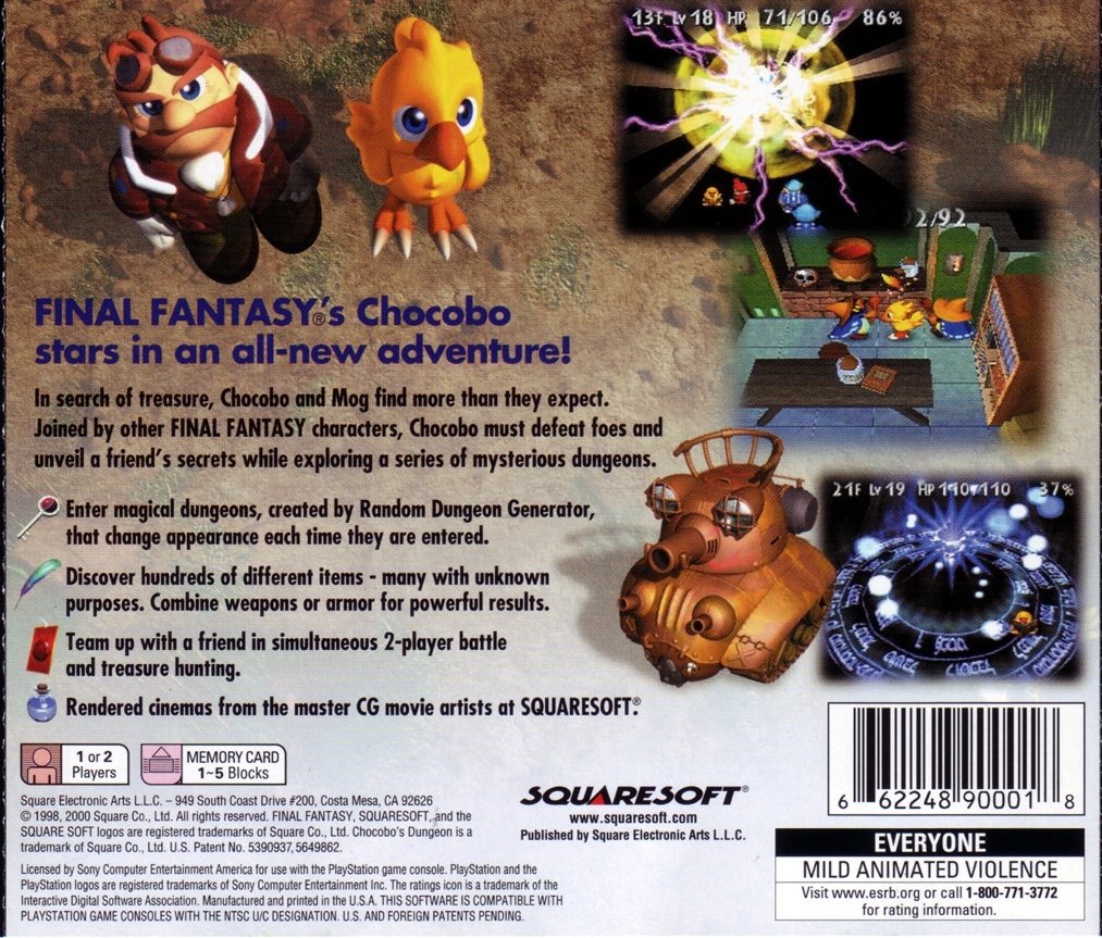 video game Chocobo's Dungeon 2 Image