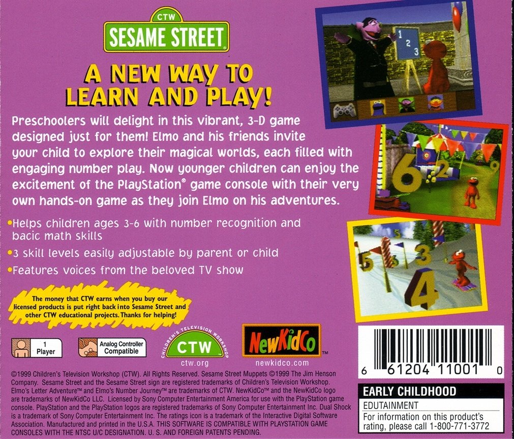 video game Elmo's Number Journey Image