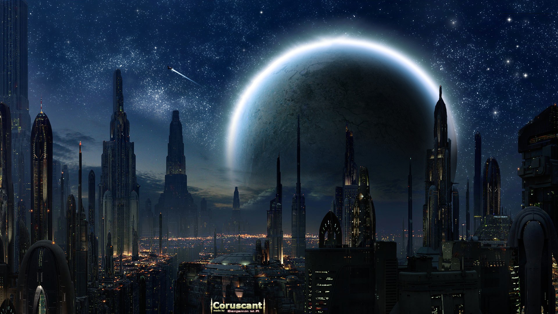 coruscant from space