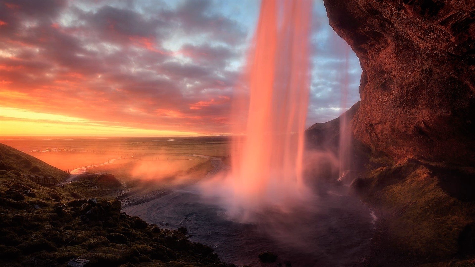 Waterfall at Sunset Image - ID: 156832 - Image Abyss