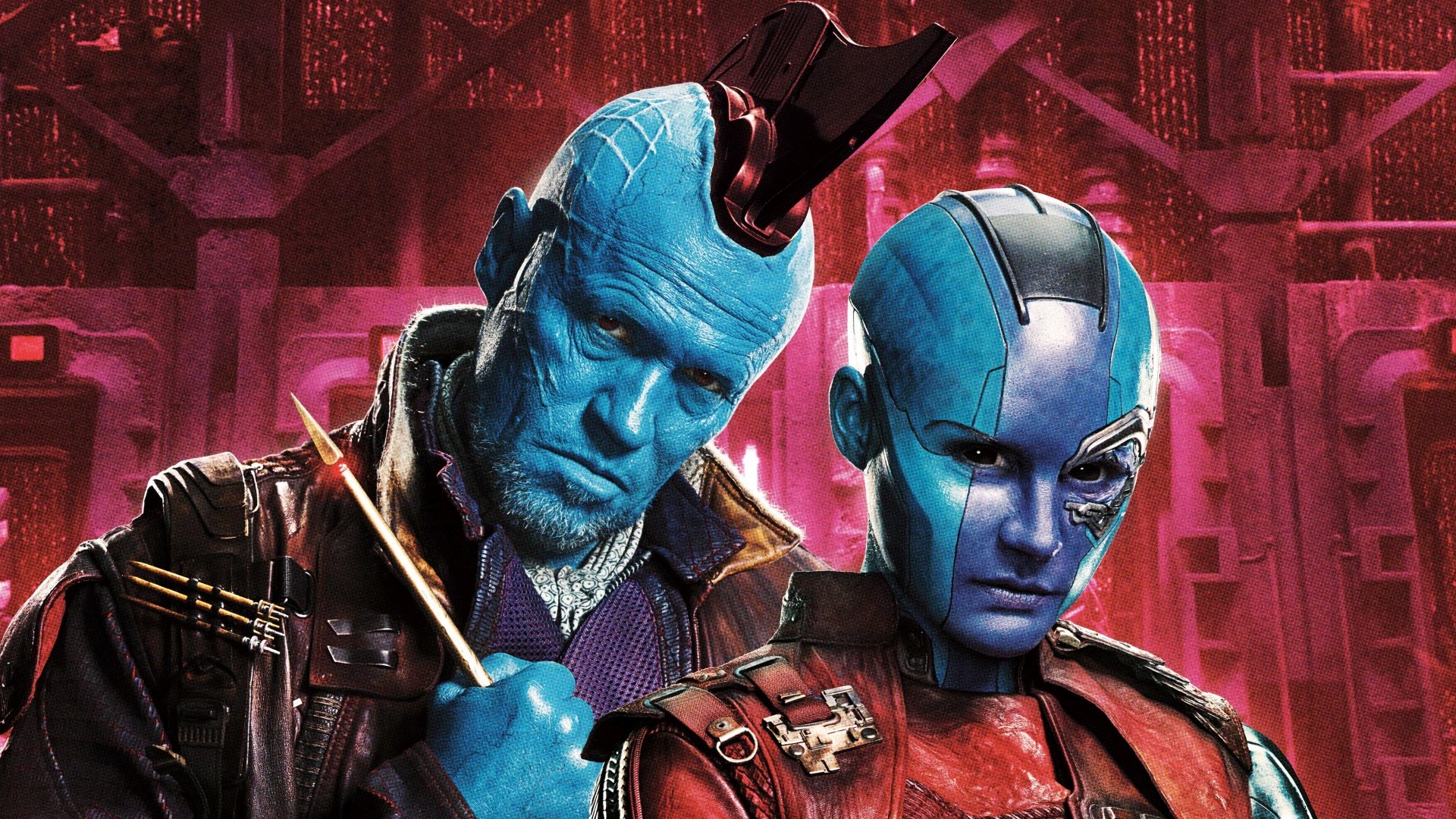 Nebula (Marvel Comics) Yondu Udonta Michael Rooker Karen Gillan movie Guardians of the Galaxy Vol. 2 Image