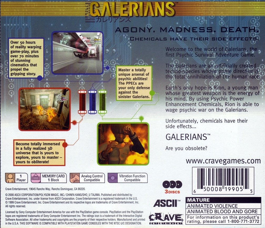 video game Galerians Image