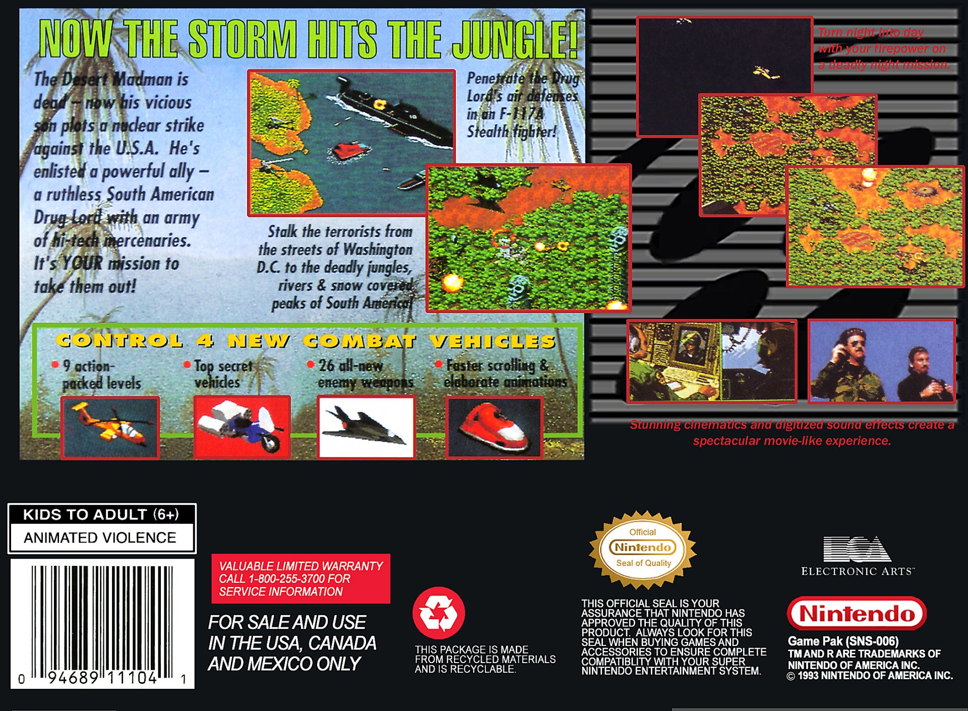 video game Jungle Strike Image
