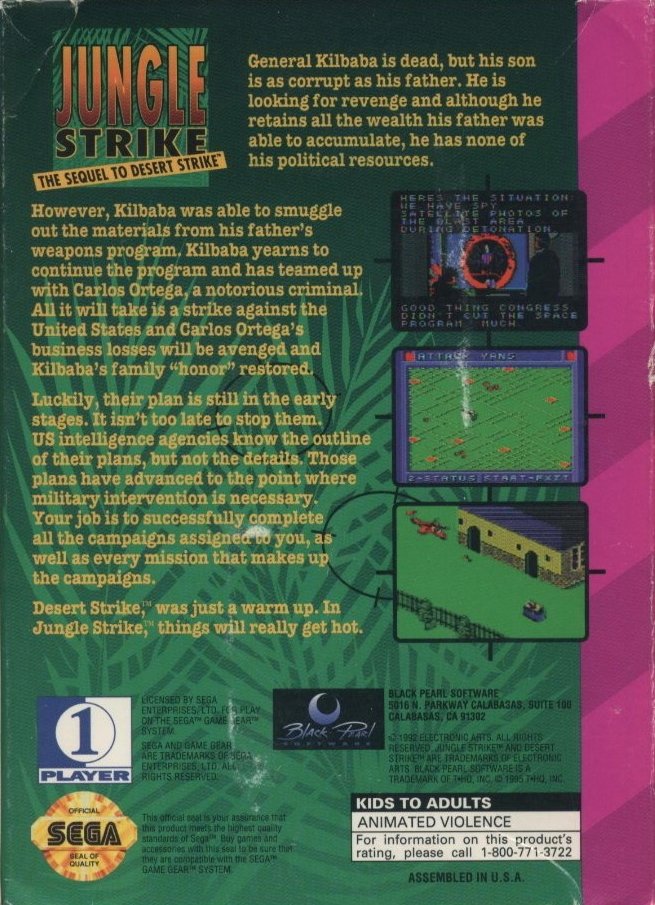 video game Jungle Strike Image