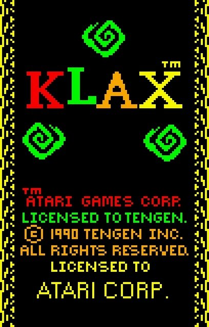 video game Klax Image