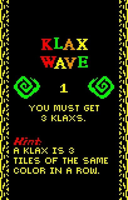 video game Klax Image