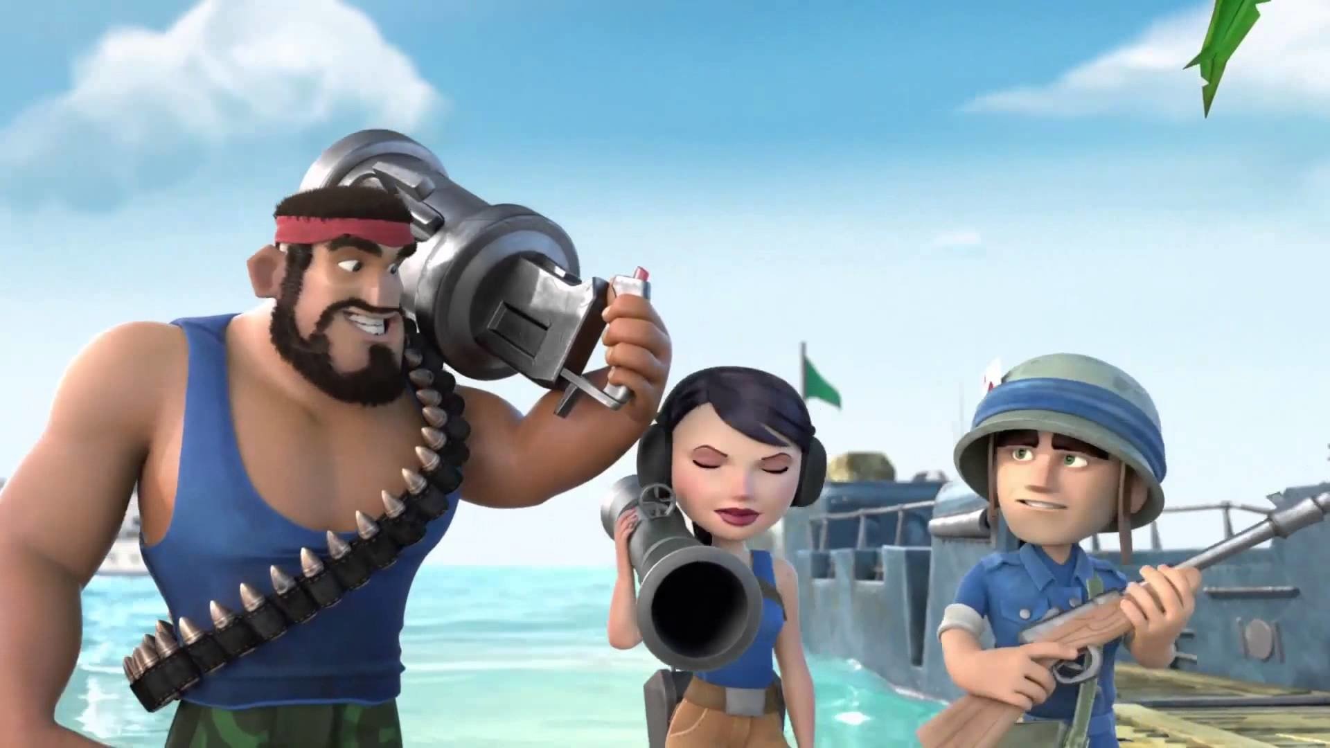  The troops of boom beach