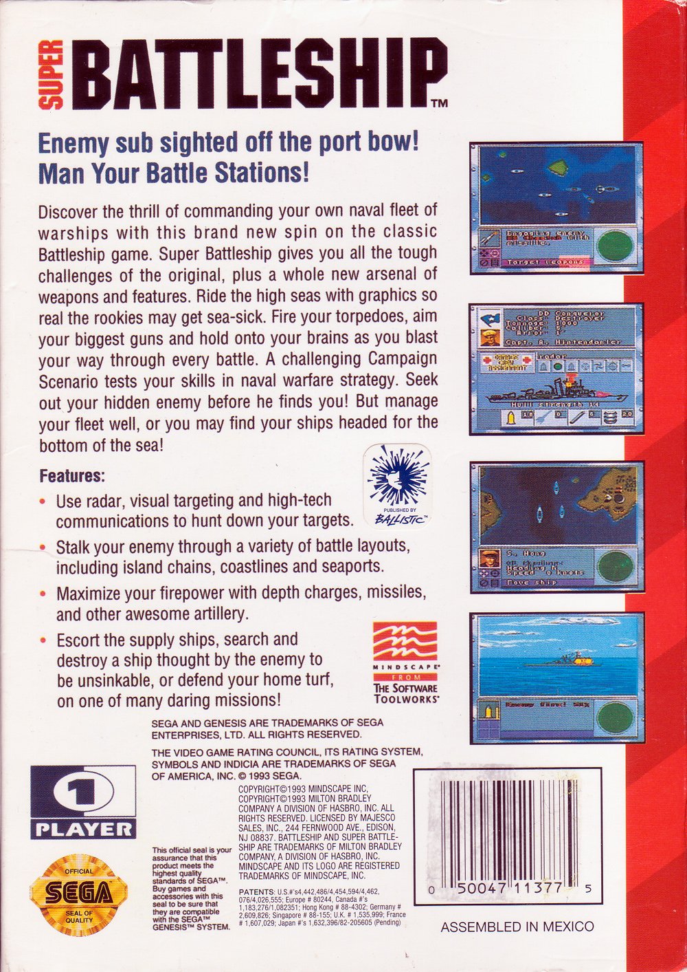 video game Super Battleship Image