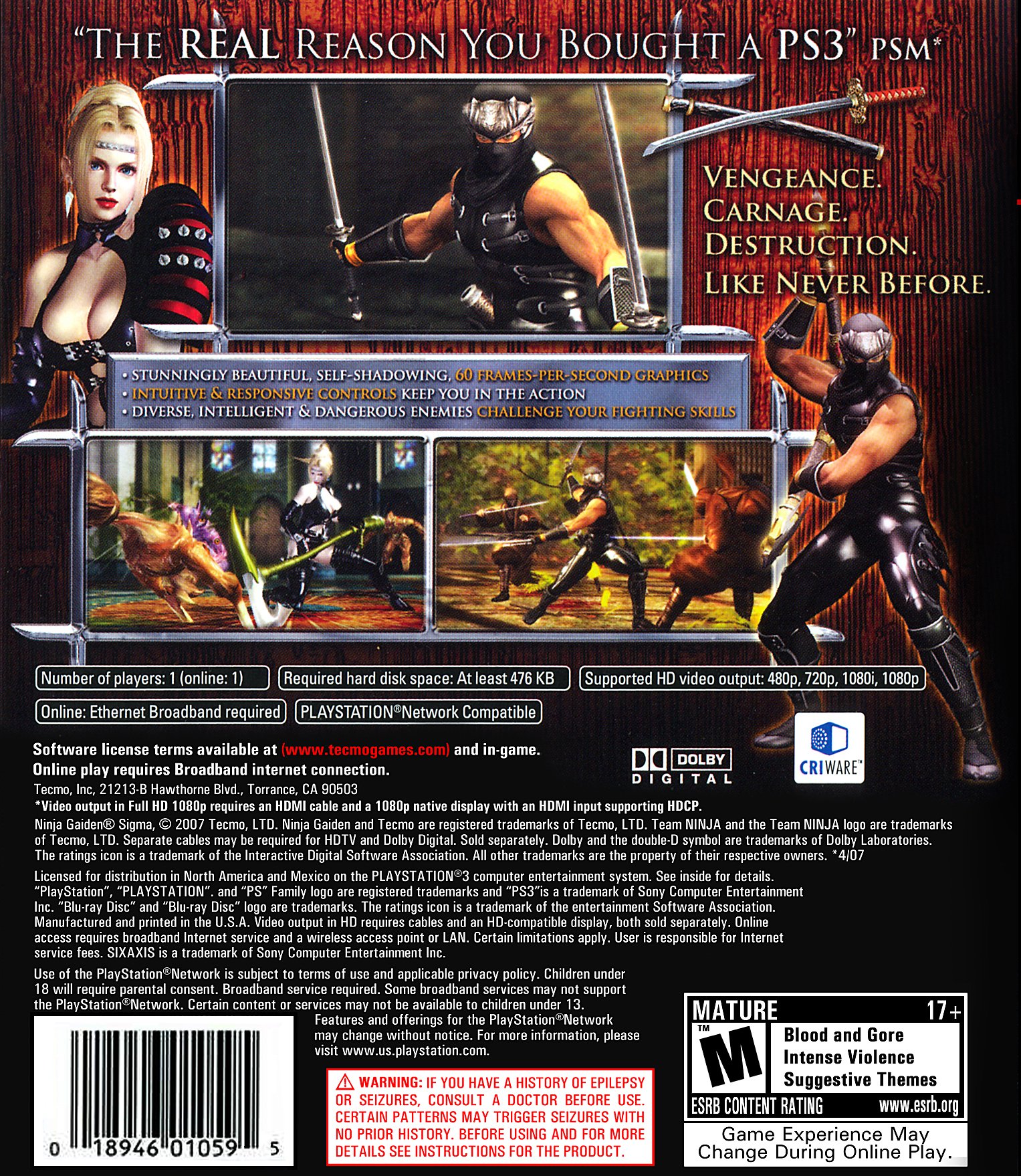 video game Ninja Gaiden Sigma Image