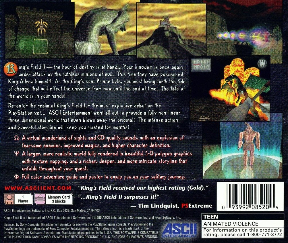 video game King's Field II Image