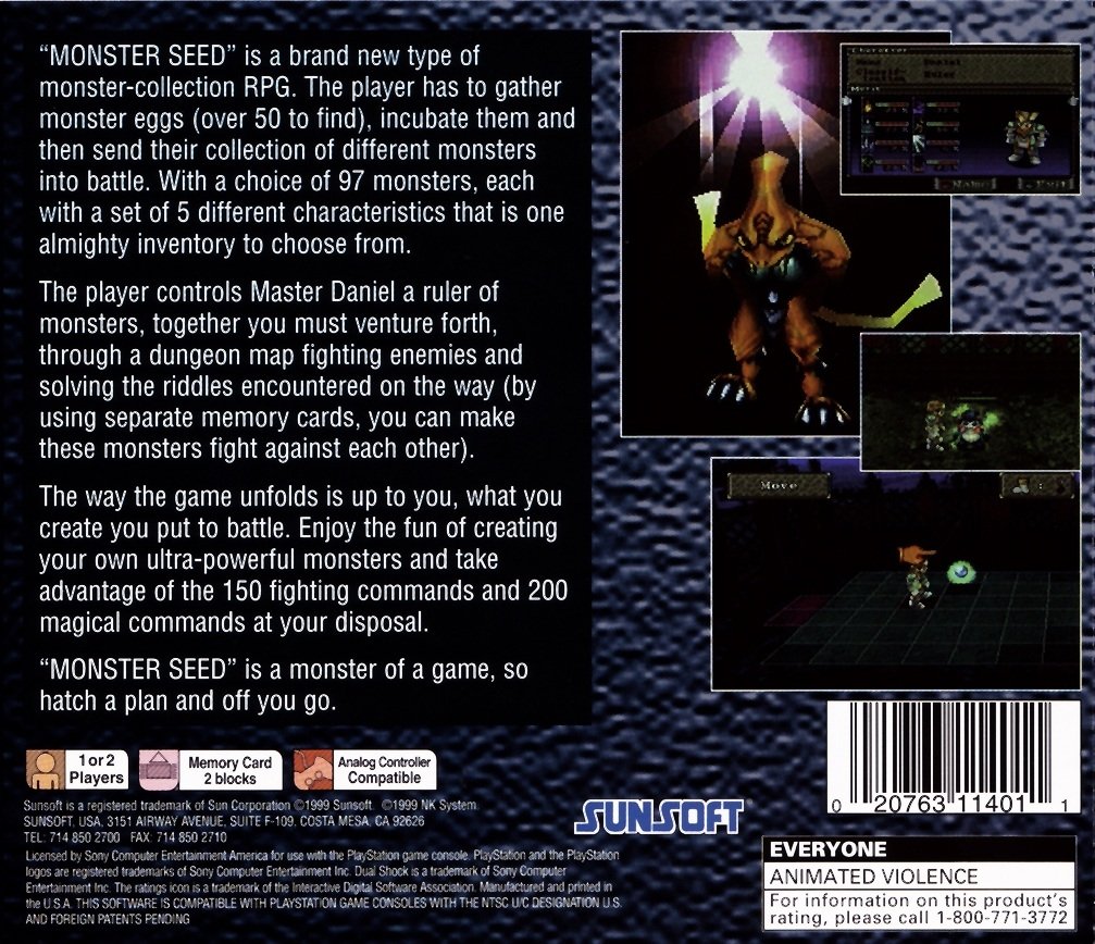 video game Monsterseed Image