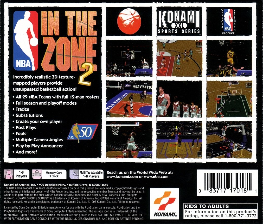 video game NBA In The Zone 2 Image
