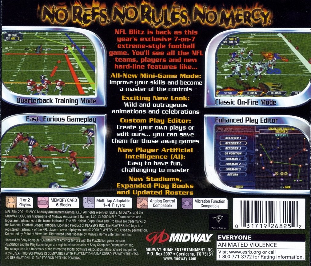video game NFL Blitz 2001 Image